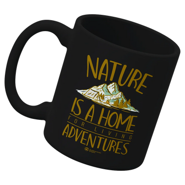 Nature Is A Home White Coffee Mug